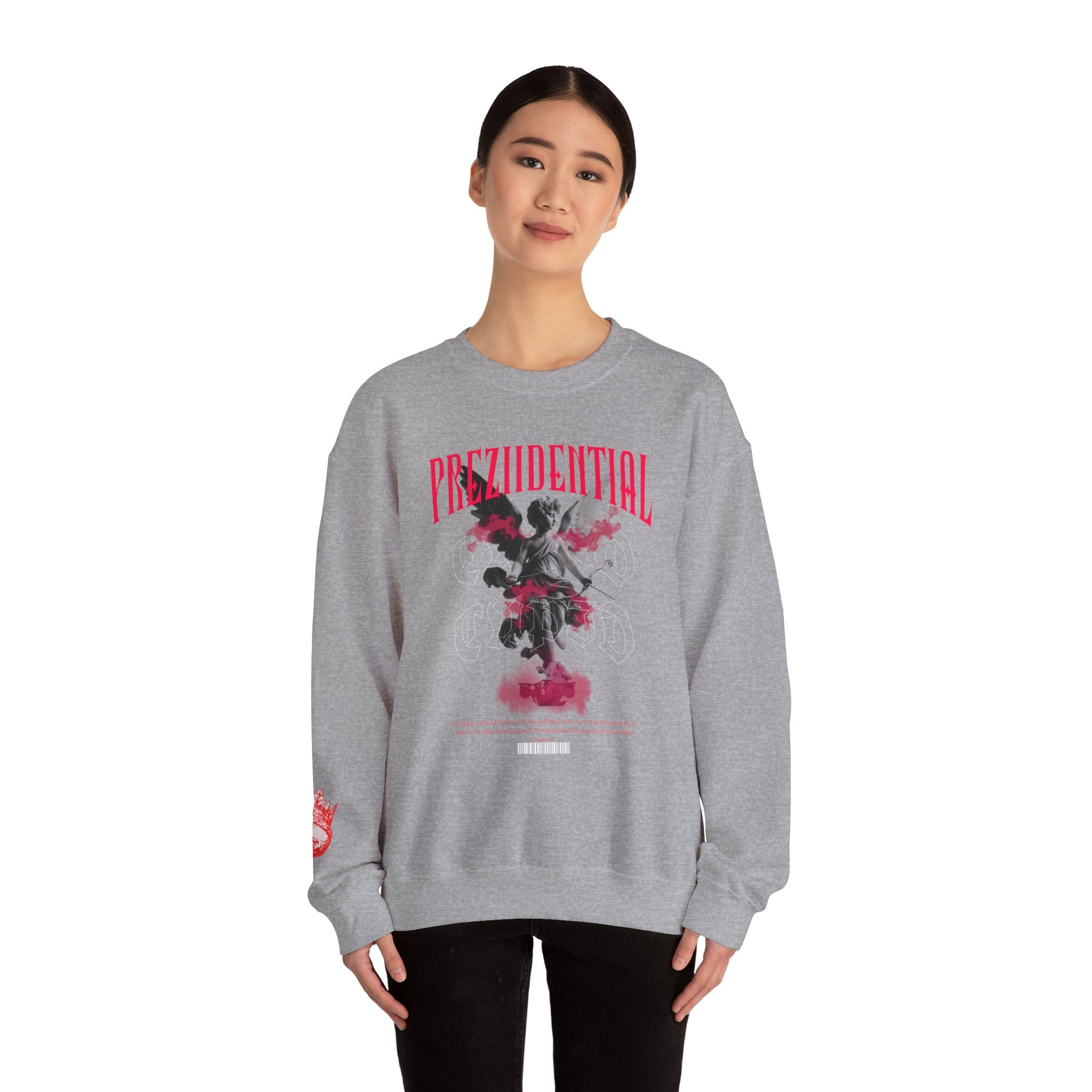Crewneck Sweatshirt — 'Prezidential' Angel Graphic Pullover