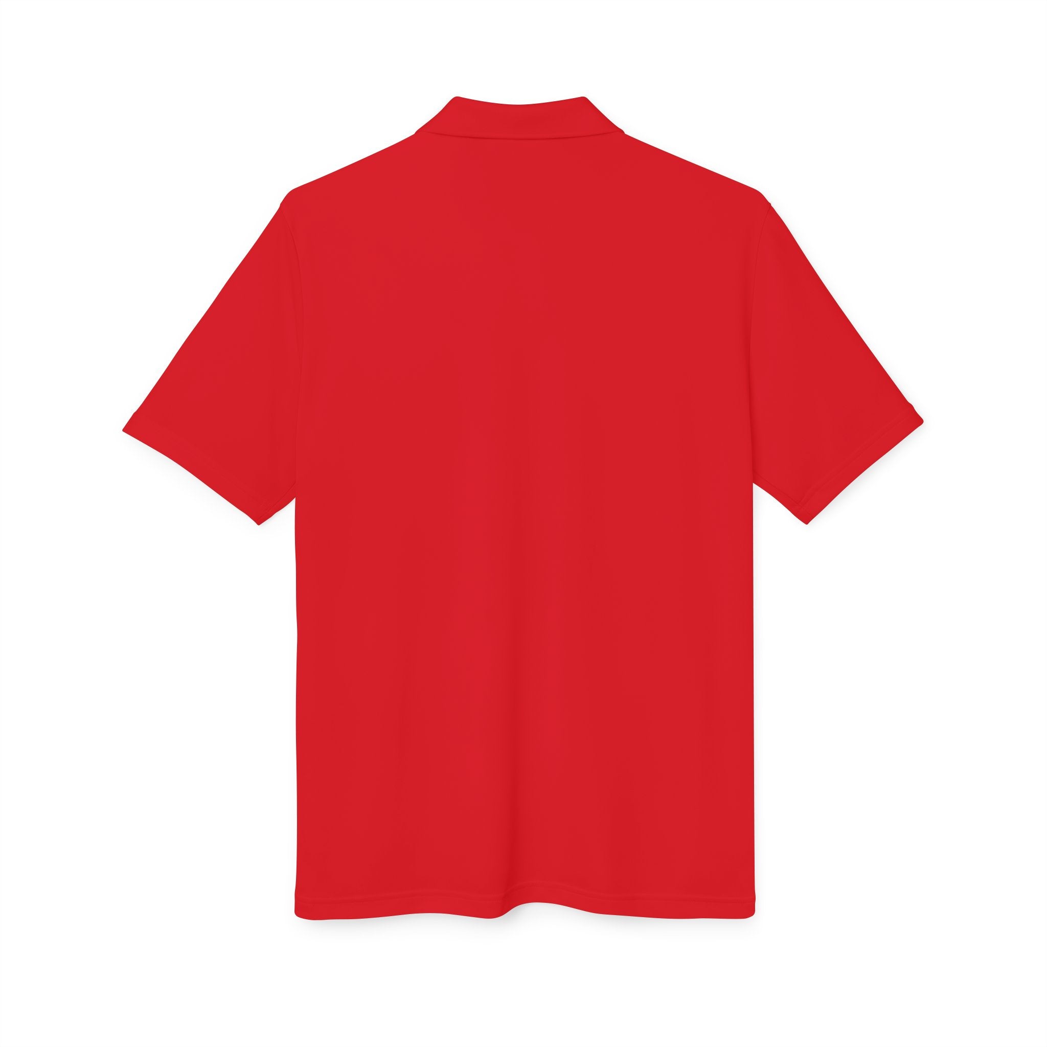 Performance Polo — Red Eagle Crest Chest Logo