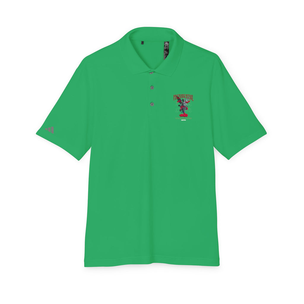 Performance Polo — Red Eagle Crest Chest Logo