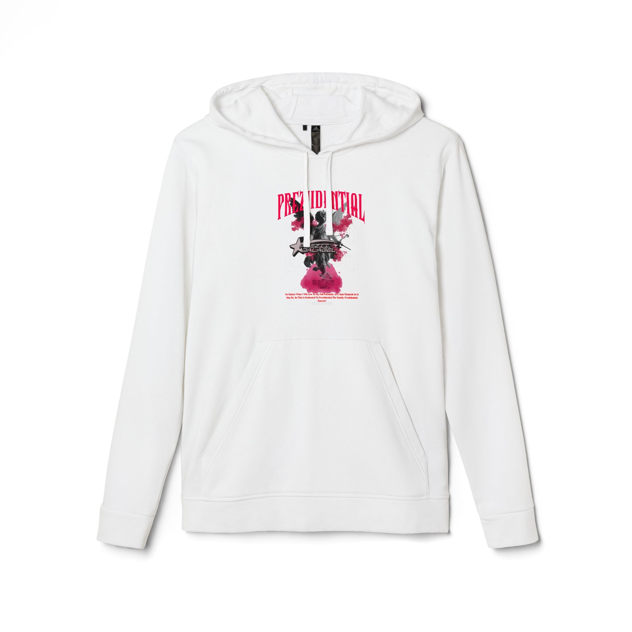 Graphic Sports Hoodie — Retro Barcode Floral 'Great' Design