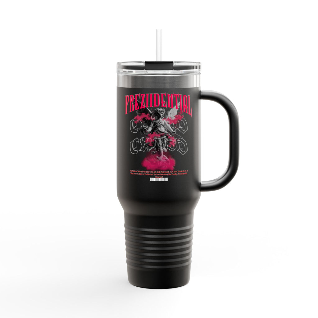 Insulated Travel Mug — 'Prezidential' Pink Smoke 40oz Tumbler