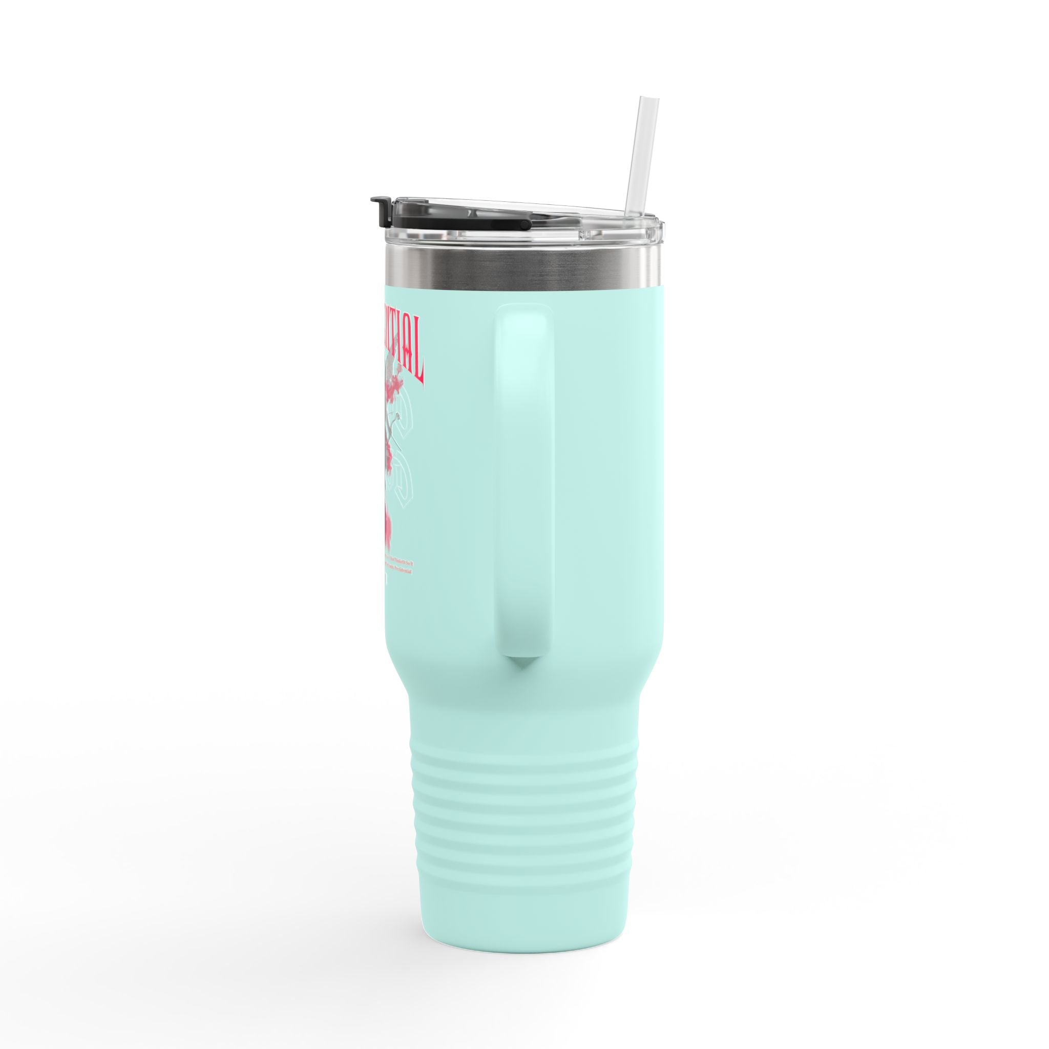 Insulated Travel Mug — 'Prezidential' Pink Smoke 40oz Tumbler