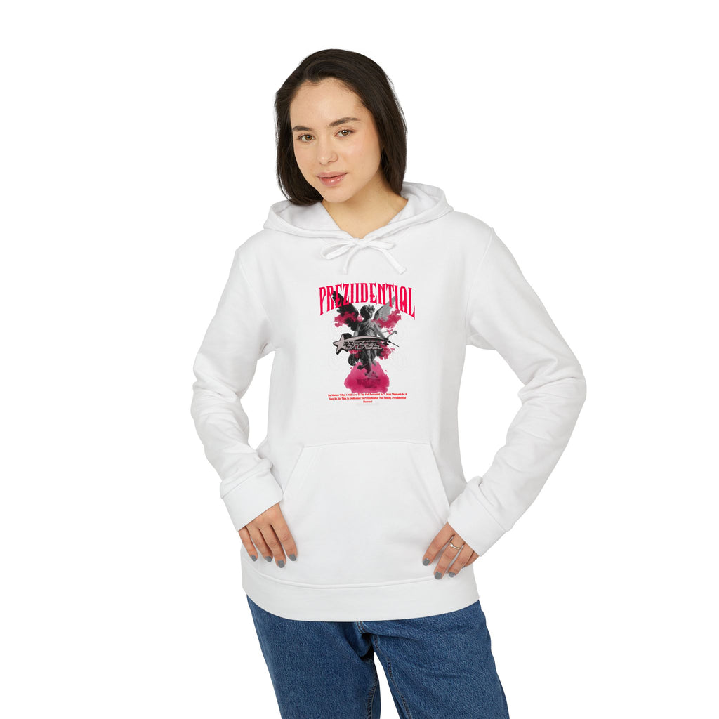Graphic Sports Hoodie — Retro Barcode Floral 'Great' Design