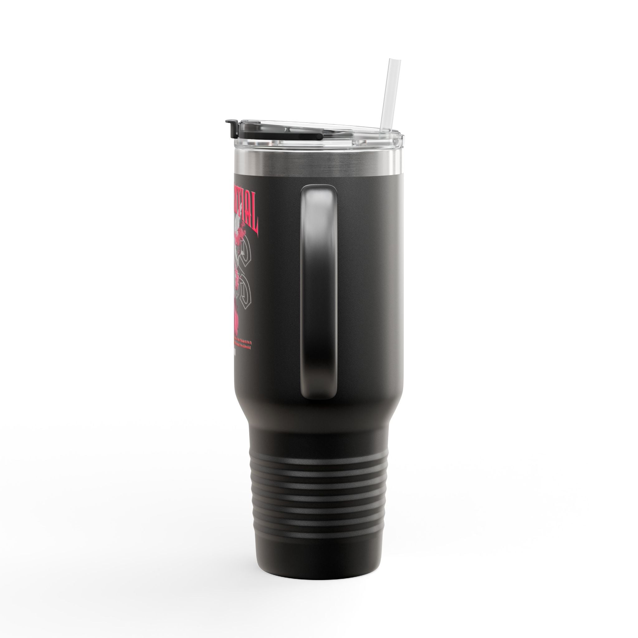 Insulated Travel Mug — 'Prezidential' Pink Smoke 40oz Tumbler