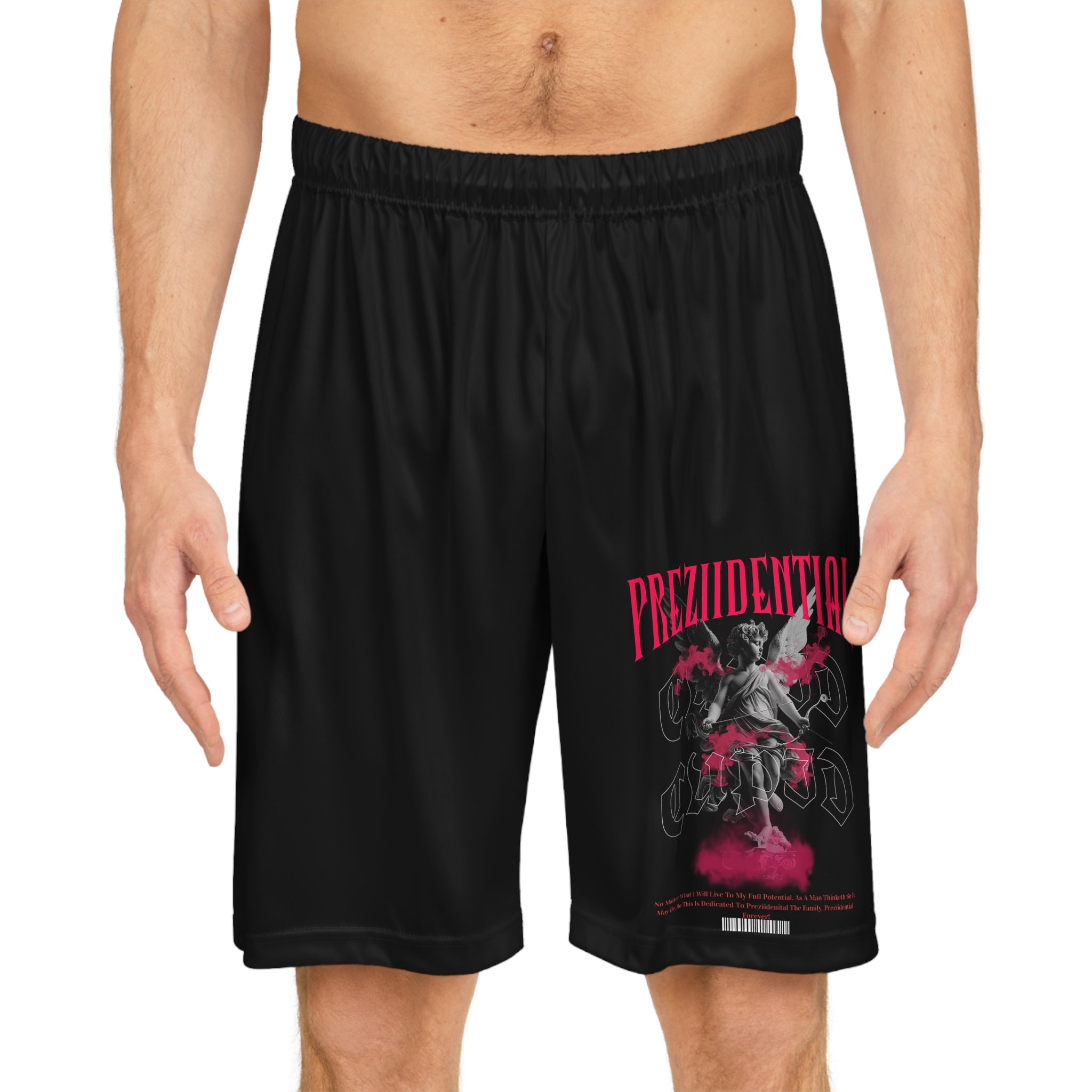 Basketball Shorts — 'Prezidential' Eagle Graphic Athletic Shorts