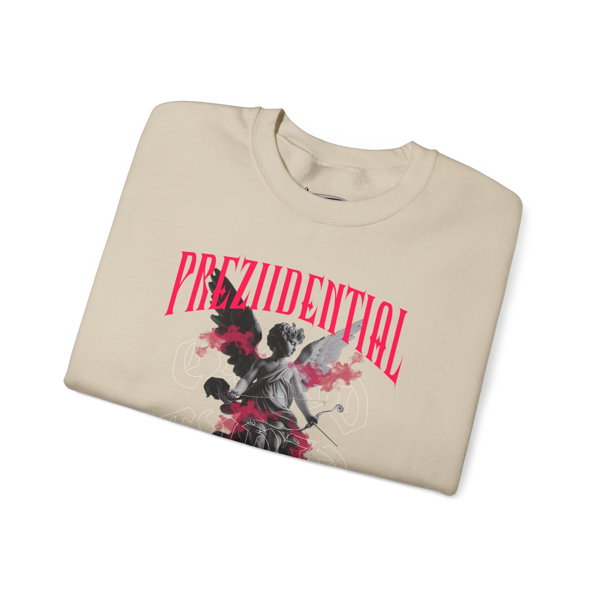 Crewneck Sweatshirt — 'Prezidential' Angel Graphic Pullover