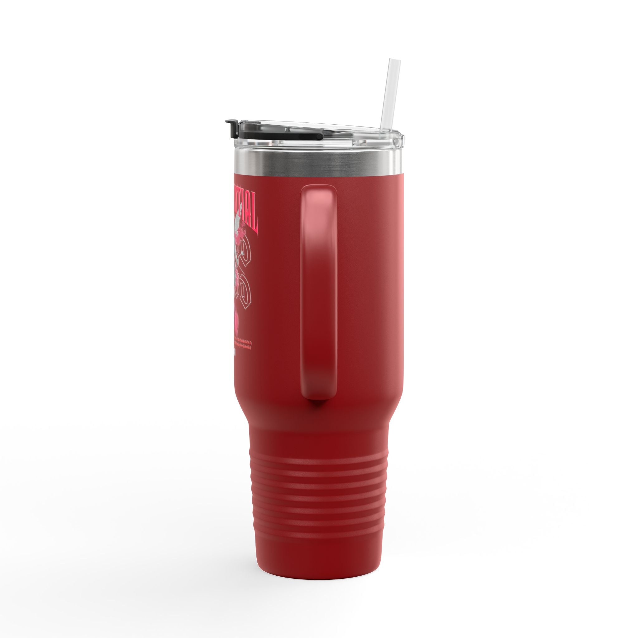 Insulated Travel Mug — 'Prezidential' Pink Smoke 40oz Tumbler