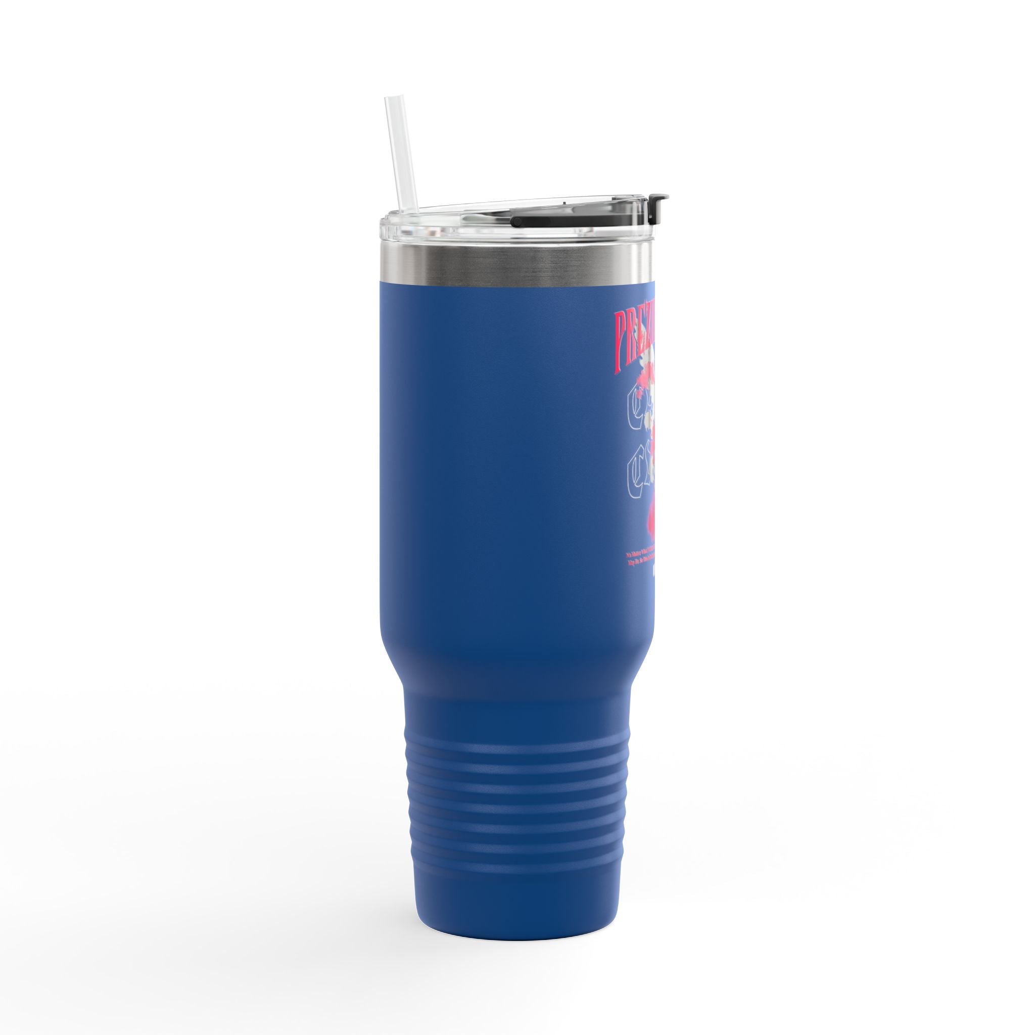 Insulated Travel Mug — 'Prezidential' Pink Smoke 40oz Tumbler