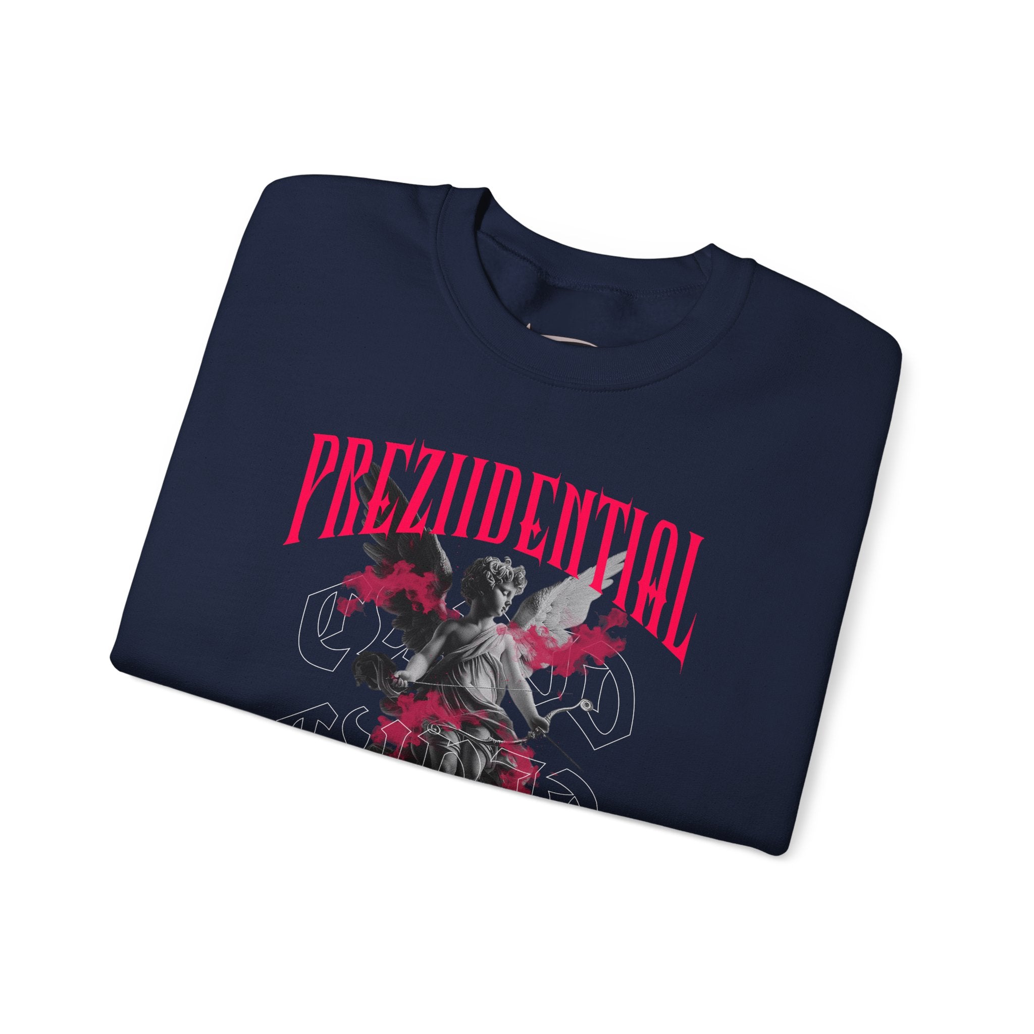 Crewneck Sweatshirt — 'Prezidential' Angel Graphic Pullover