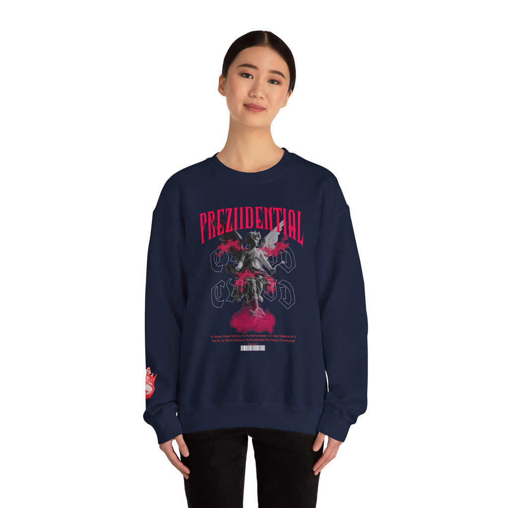 Crewneck Sweatshirt — 'Prezidential' Angel Graphic Pullover