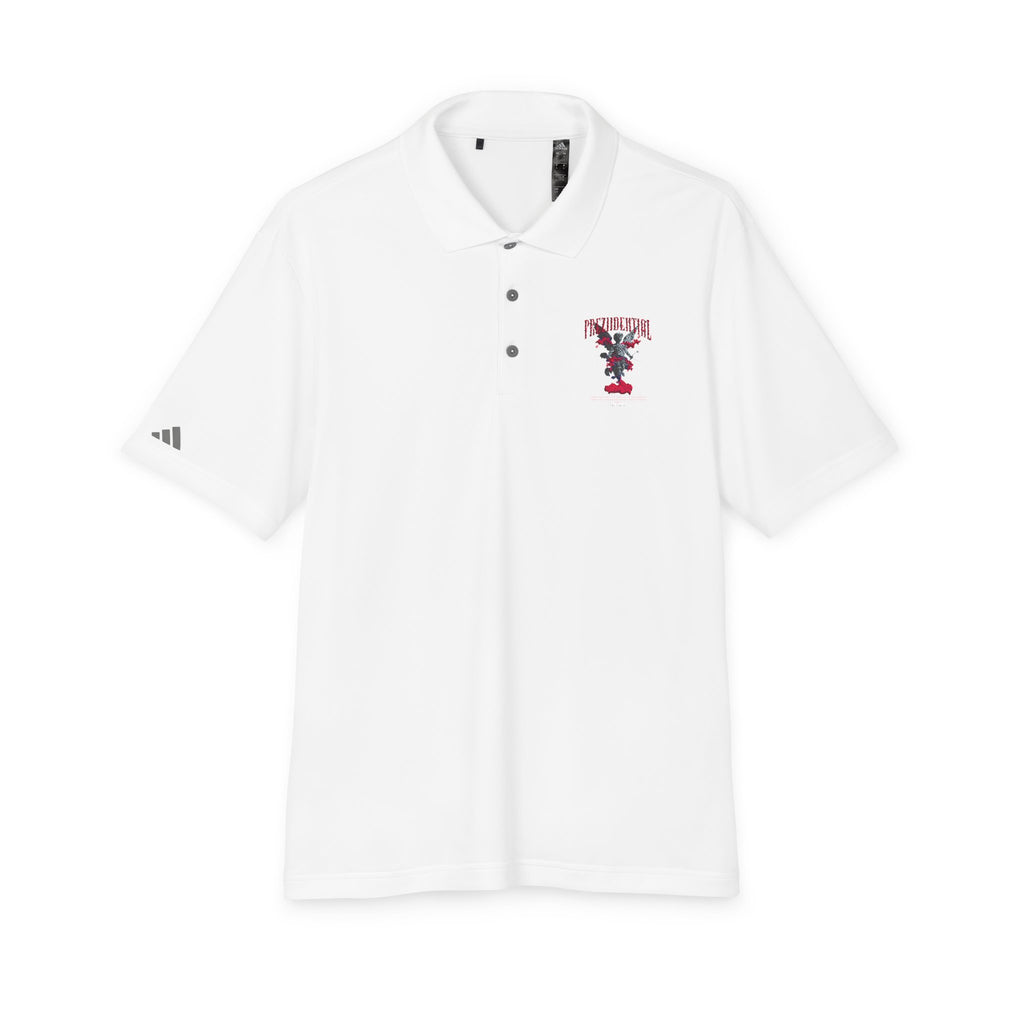 Performance Polo — Red Eagle Crest Chest Logo