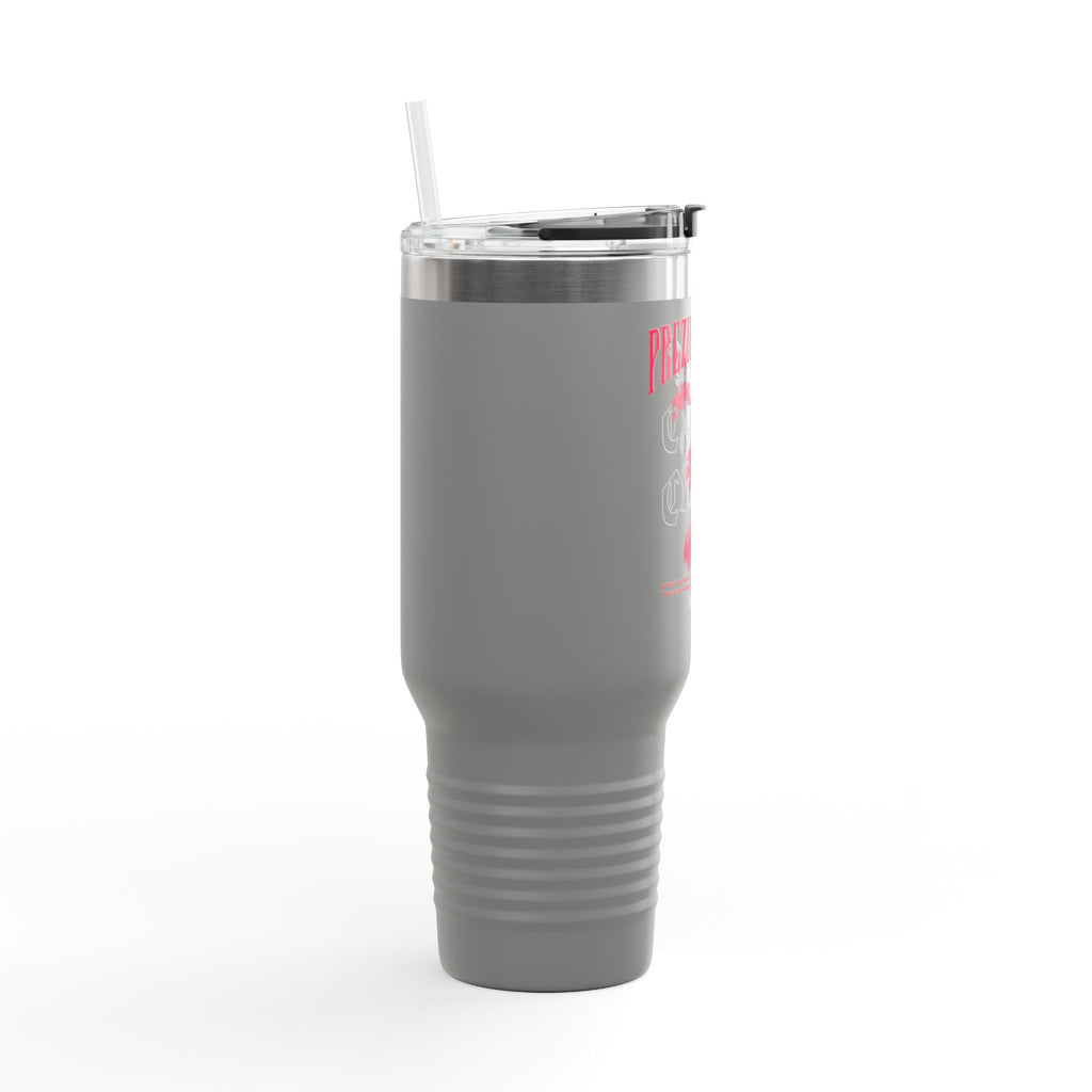 Insulated Travel Mug — 'Prezidential' Pink Smoke 40oz Tumbler