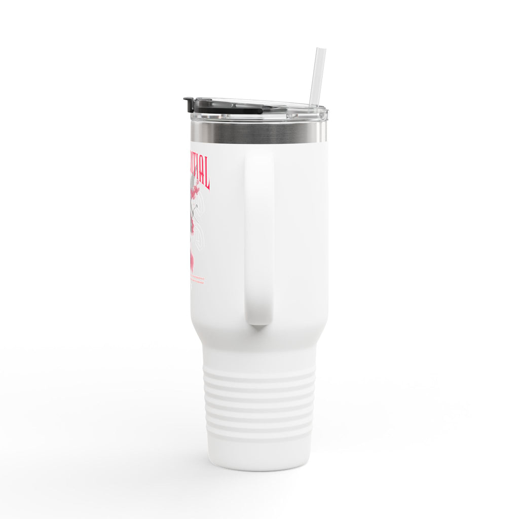 Insulated Travel Mug — 'Prezidential' Pink Smoke 40oz Tumbler
