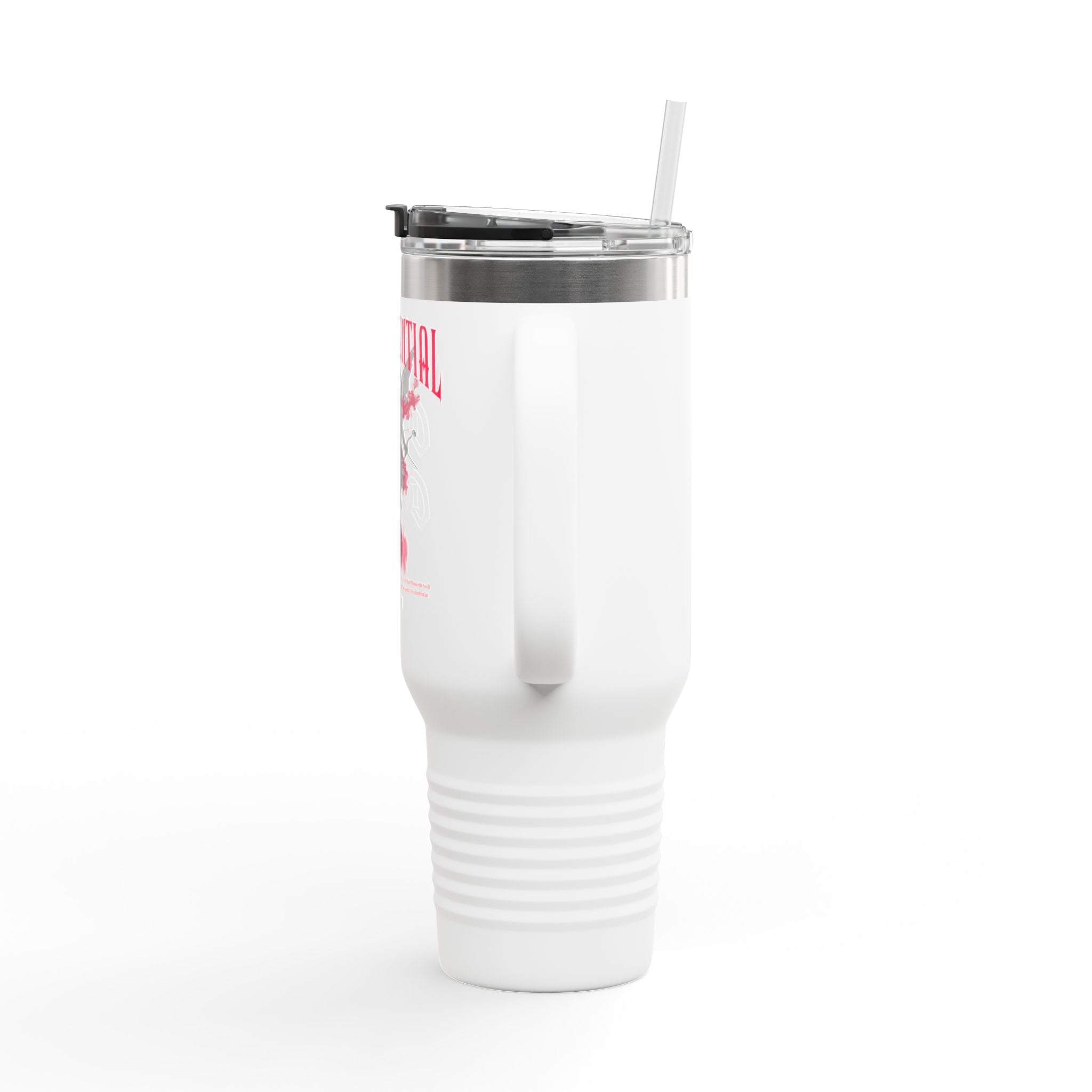 Insulated Travel Mug — 'Prezidential' Pink Smoke 40oz Tumbler