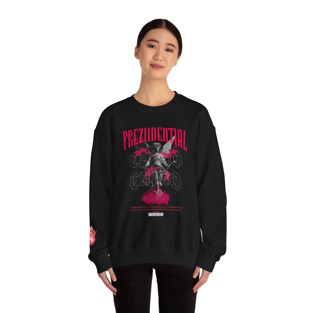 Crewneck Sweatshirt — 'Prezidential' Angel Graphic Pullover